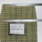 Theory Skirt Womens 4 Green Yellow Wool Woven Check Mini Lined Academia Preppy