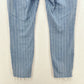 Good American Jeans Women 14 32 Good Legs Crop Skinny Blue Stripes Denim Fray