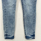 Judy Blue Jeans Womens 11 30 Skinny Blue Acid Wash Stretch Denim Distressed 80s