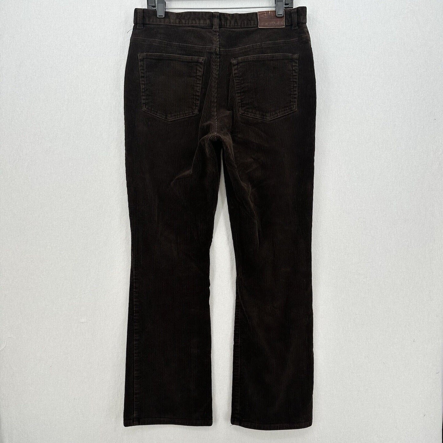 Lauren Ralph Lauren Jeans Womens 12 Corduroy Pants Bootcut Hi Rise Brown Preppy