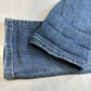 Judy Blue Jeans Womens 7/28 Blue Boyfriend Midrise Denim Distressed Medium Wash