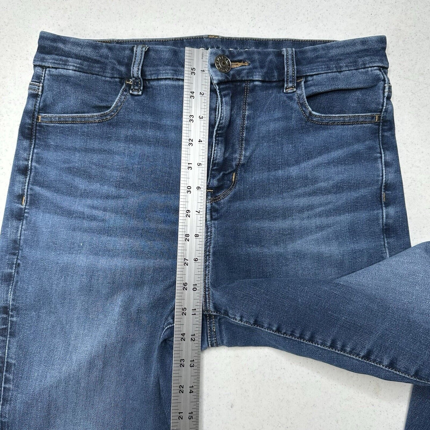 American Eagle Jeans Womens 10 Curvy Hi Rise Jegging Next Level Stretch Blue