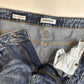 Vigoss Jeans Womens 18 Marley Straight Blue Distressed Stretch Denim Medium Wash