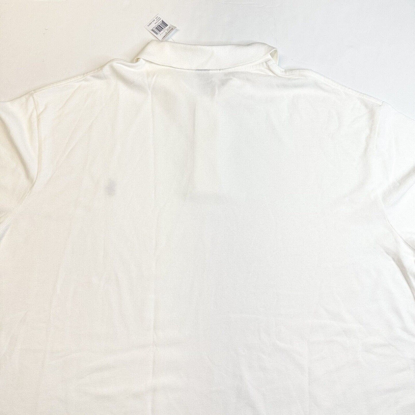 Polo Ralph Lauren Shirt Mens 4XB Big White Short Sleeve 100% Cotton Pony NEW