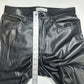 Abercrombie Fitch Pant Womens 30 10 Faux Leather 90s Straight Ultra Hi Rise EUC