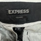 Express Pants Womens 2 Columnist Black Pinstripe Midrise Dress Career Preppy