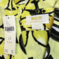 Anthropologie Maeve Dress Large Petite Yellow Floral Amber Tiered Tunic NEW