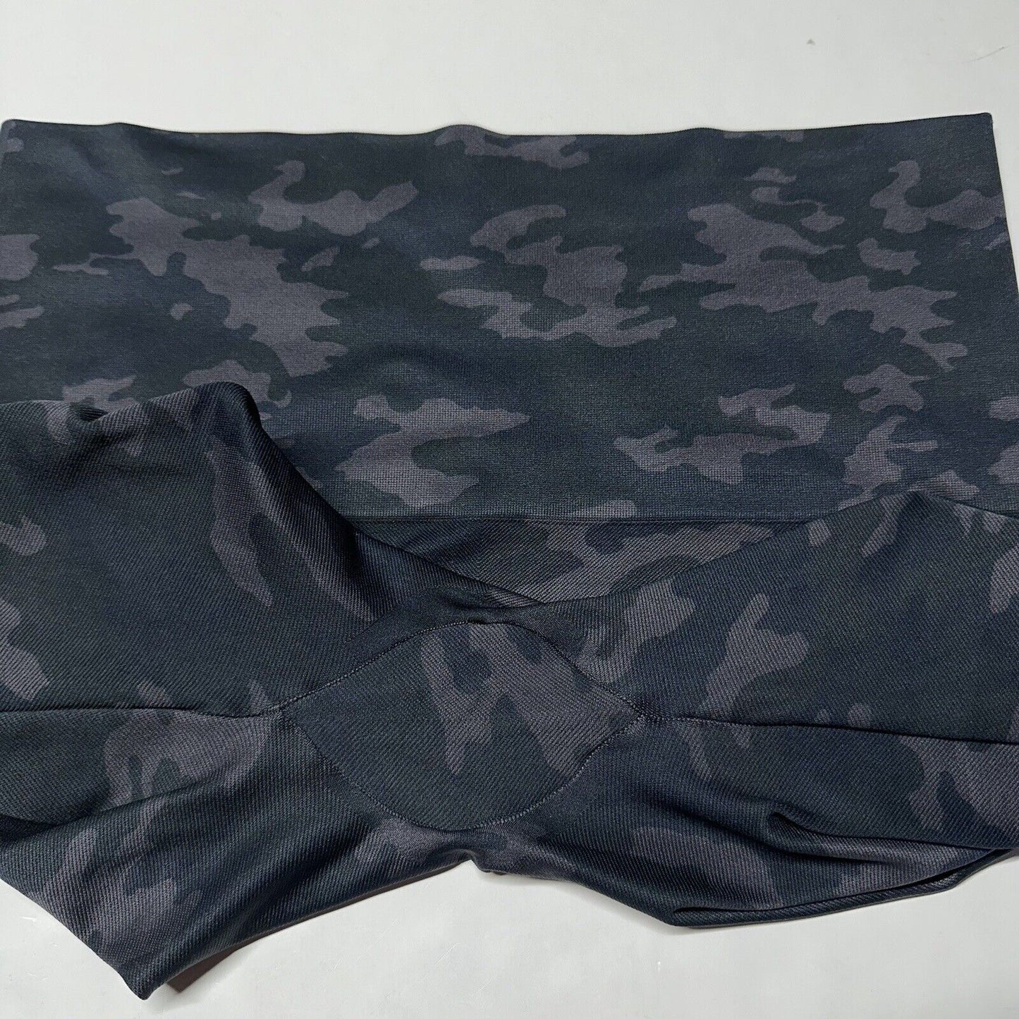 Spanx Leggings Womens 3X Camo Cropped Gray Pull On Pants Camouflage Slimming EUC