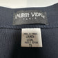 Lauren Vidal Paris Pants 6 Small High Rise Slim Miracle Navy Minimal Career EUC