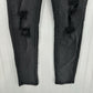 American Eagle Jeans Womens 14 Jegging Faded Black Stretch Denim Grunge Distress