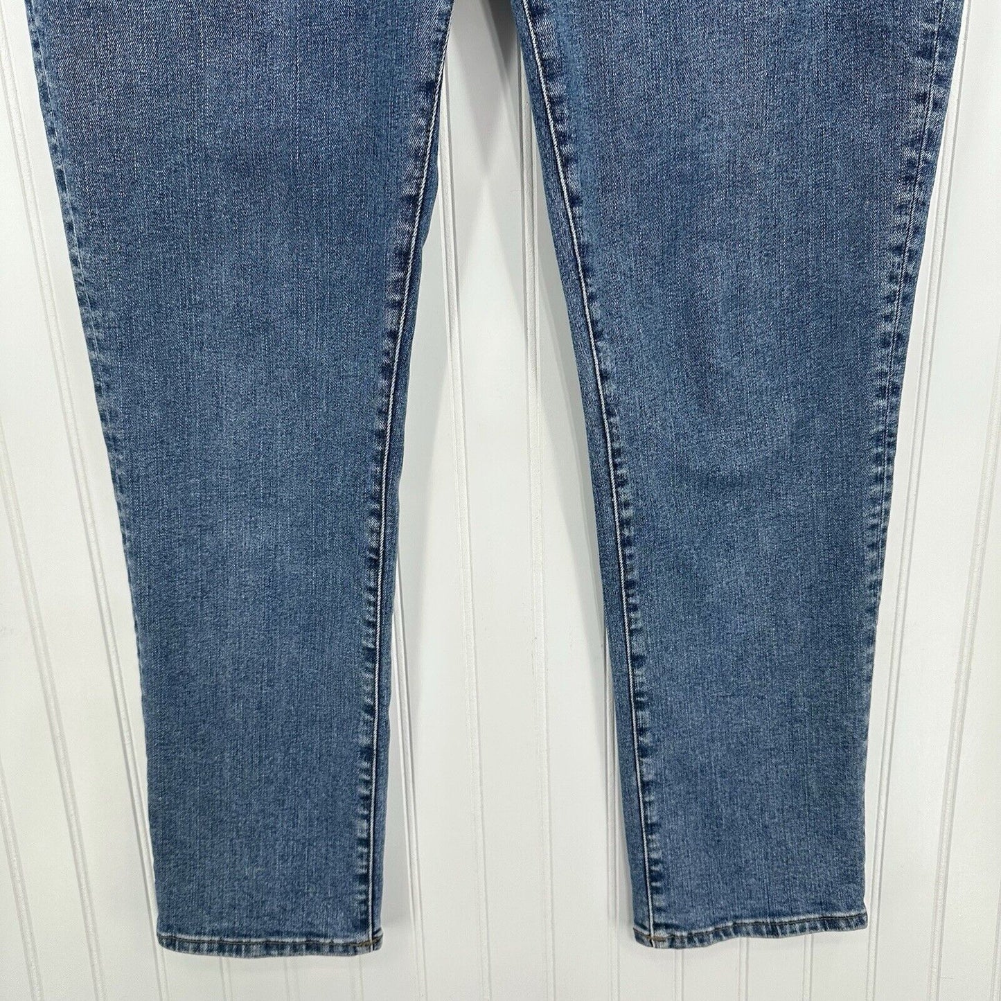 Madewell Jeans Womens 31 Tall Perfect Vintage Midrise Straight Leg Blue Denim