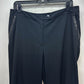 Chicos Pants 2 Womens 12 Large Black Zenergy Wide Leg Lightweight Travel Minimal