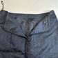 Lafayette 148 Skirt Women 12 Navy Blue Pencil Knee Length Back Slit Acetate/Silk