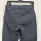 Democracy Jeans Womens 8 Petite Straight Ab Solution Gray Stretch Denim EUC