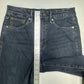 Good American Jeans Womens 10 30 Good Legs Skinny High Rise Blue Denim Dark Fray