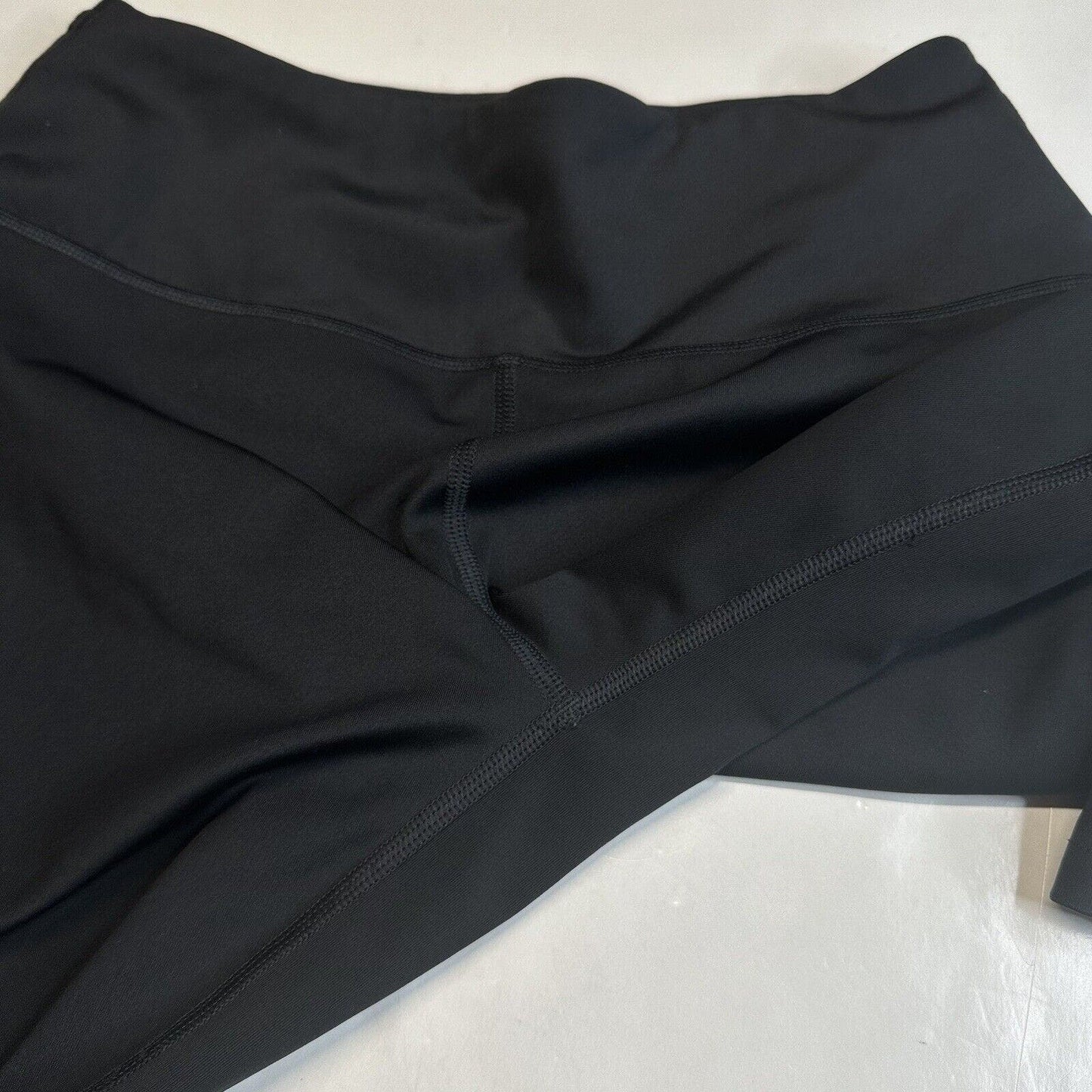 Gymshark Legging Small Black Cropped Mesh Womens Training Workout Pocket EUC