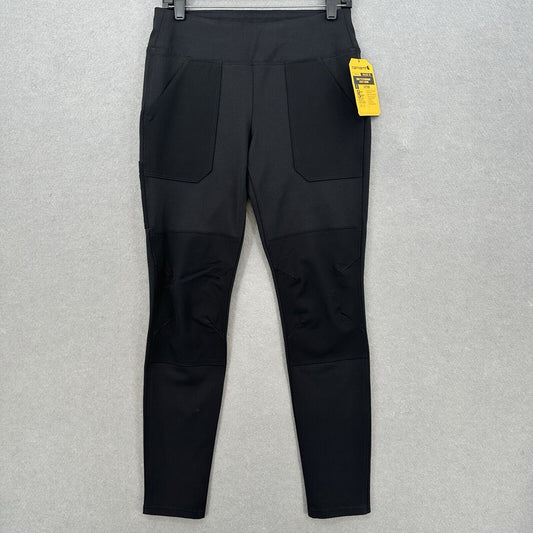 Carhartt Legging Women Small 4 6 Force Midweight Utility Black Work Wicking NEW