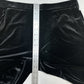 J Jill Wearever Pants Women Small Velvet Full Wide Leg Black Pull On Pockets EUC