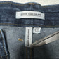 Good American Jeans Womens 22 Good Straight Blue Denim Distressed Fray EUC