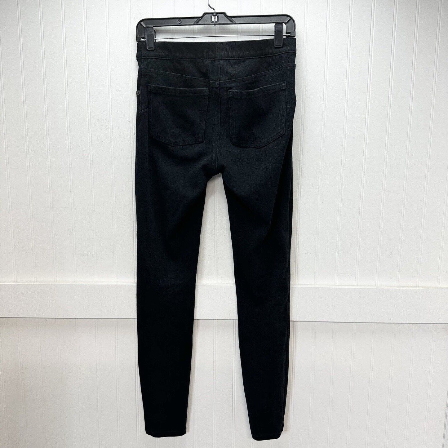 Spanx Jeans Womens Medium Jegging Skinny Black Stretch Pull On Denim Comfort