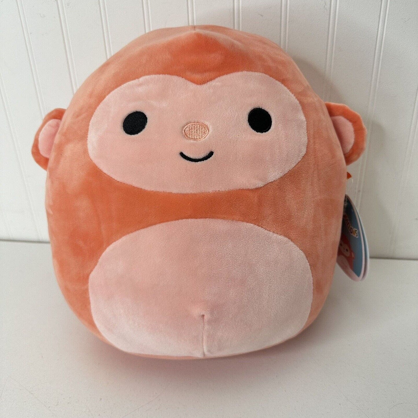 Squishmallow Kellytoy Plush Elton The Orange Monkey 12”