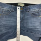 Democracy Jeans Womens 8 Ab Technology Ankle Skimmer Blue Denim Tummy Control