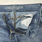 American Eagle Jeans Womens 8 Artist Flare Blue Denim Rodeo Cowboy Western