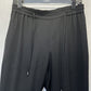 Eileen Fisher Pants Women XS Silk Tapered Black Pull On Coastal Contemporary EUC