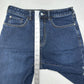 PILCRO Shorts Womens 29 Bermuda High Rise Blue Jean Denim Raw Fray Anthropologie