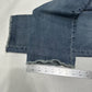 Carve Designs Jeans Womens 14 Straight Leg Blue Denim Raw Hem Fray