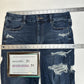 American Eagle Jeans Womens 12 Curvy Hi Rise Jegging Blue Denim Distress Grunge