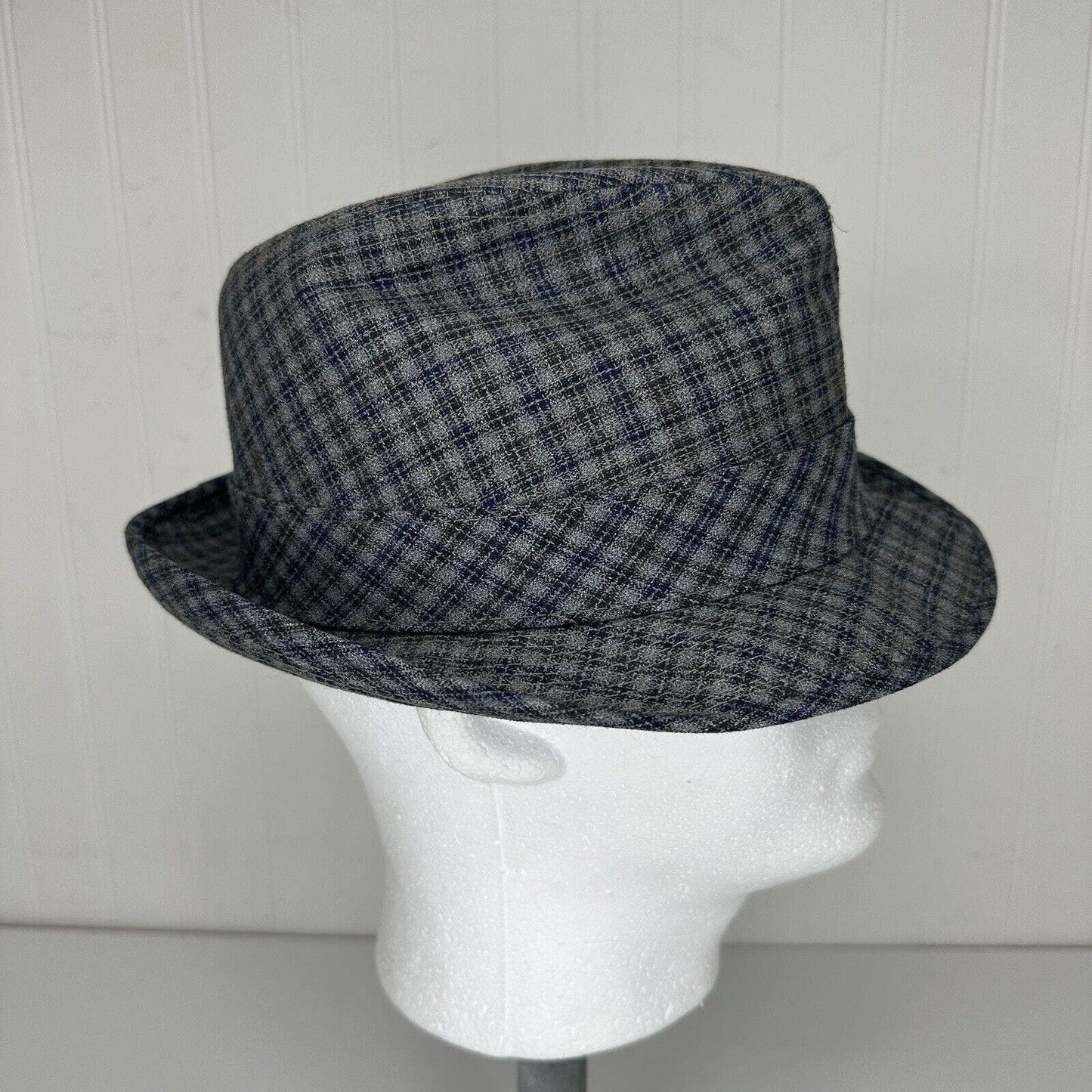 Stevens “The Crushable Hat” Multi Color Tweed Men’s Fedora Size 7 ⅛ Made In USA