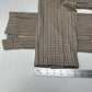 ILTM I Love Tyler Madison Pants Womens Medium Slim Leg Brown Plaid Career Preppy