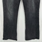 Southpole Jeans Womens 11 Flare Faded Black Denim Y2K Vintage Skater Emo Cowboy