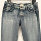 Vintage BKE Jeans Womens 34x34.5 Star Flare Distressed Hippie Western Y2K Tag31