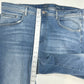 J Jill Jeans Women 18 High Rise Straight Leg Ankle Blue Stretch Denim Cuffed NEW