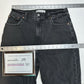 Abercrombie Fitch Jean 30 10 Ankle Straight Ultra High Rise Curve Black Distress