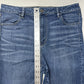 American Eagle Jeans Womens 14 Super Hi Rise Jegging Super Stretch Blue *Flaw