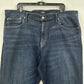 Polo Ralph Lauren Jeans Mens 44x30 Blue Prospect Straight Denim Dark Tag44x34