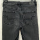 American Eagle Jeans 10 Hi Rise Jegging Next Level Faded Black Denim Distress