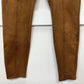 Spanx Leggings Womens 1X Faux Suede Brown Caramel Pull On Pants Slimming EUC