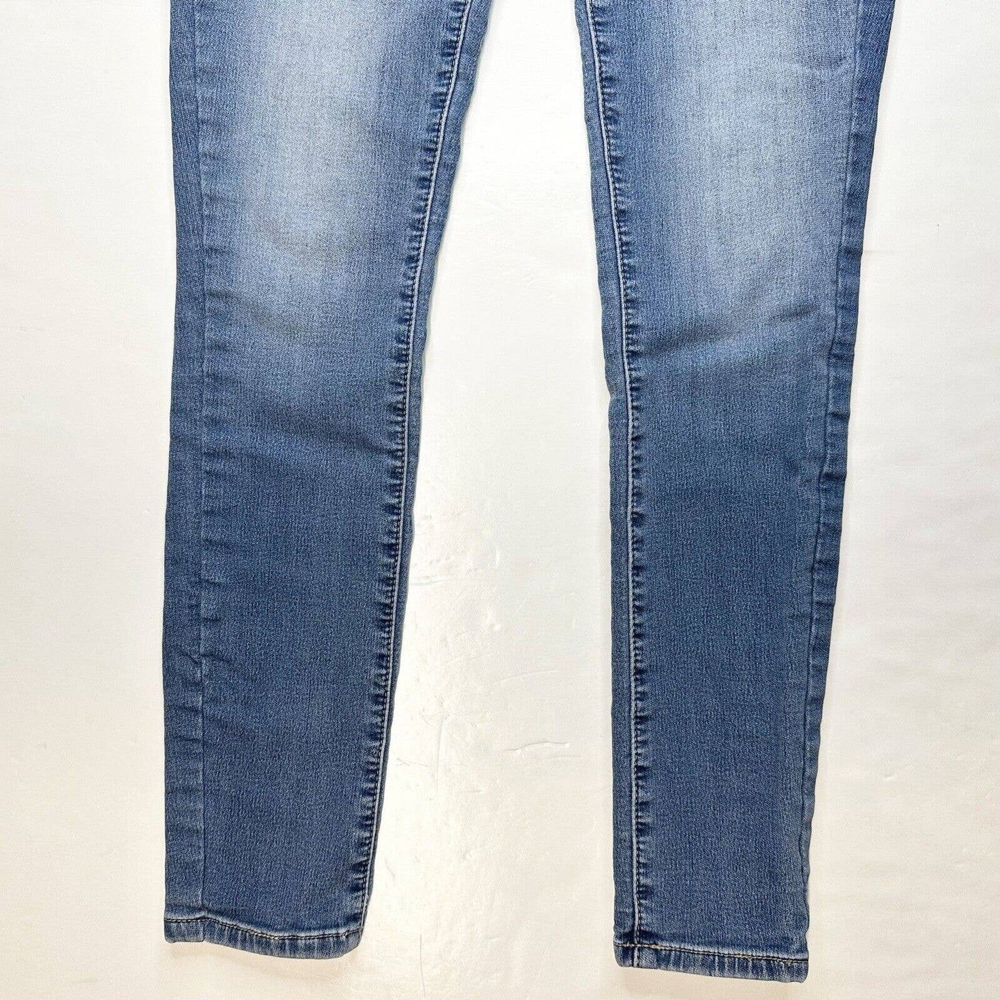 Jag Jeans High Rise Skinny Jean Womens 6 Pull On Stretch Blue Denim *Flaw