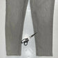 Eileen Fisher Tapered Ankle Sz 12 Midrise Light Gray Denim Jeans Organic Cotton