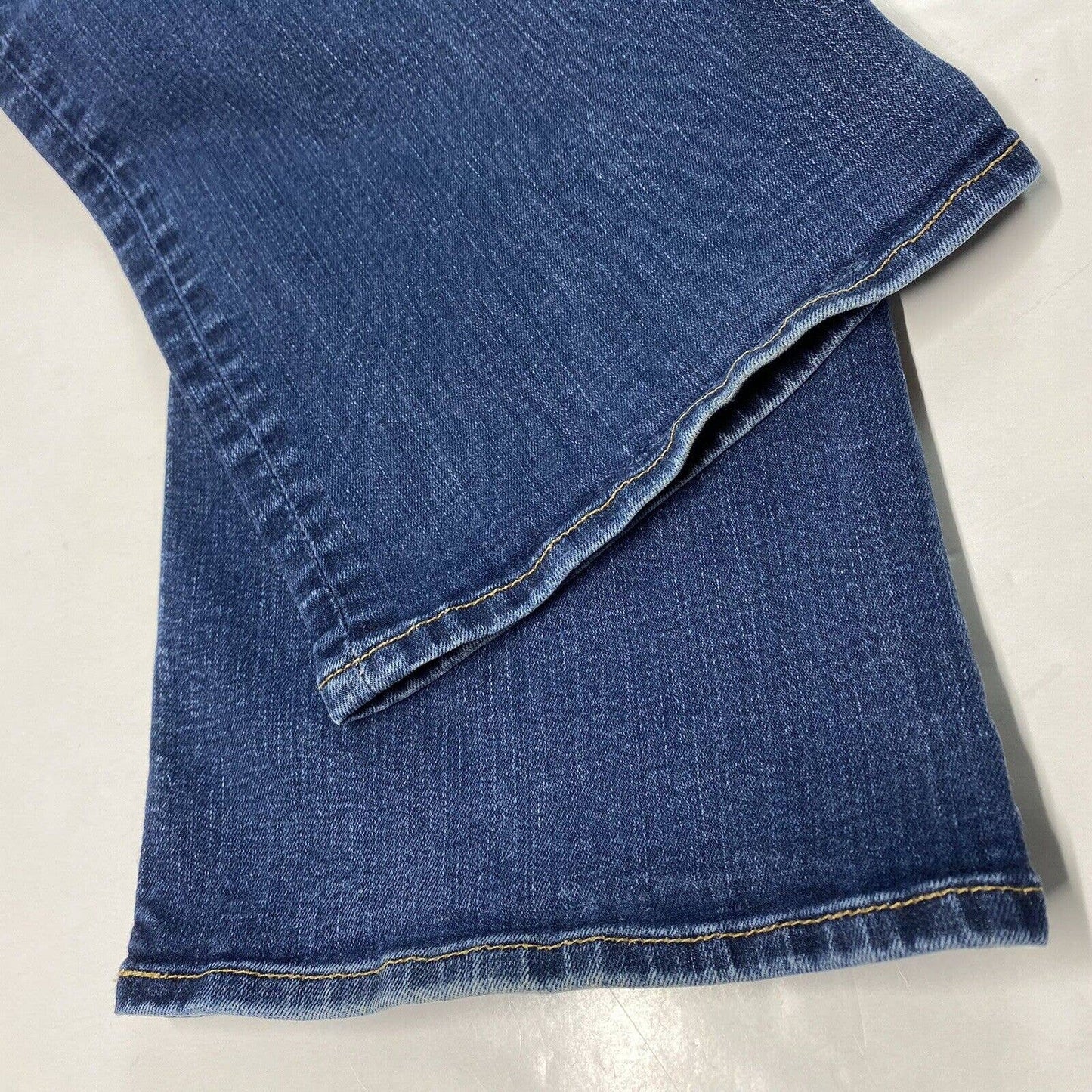 Eddie Bauer Curvy Bootcut Jeans Sz 8 Womens Lowrise Stretch Denim Blue Jeans