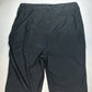 LL Bean Pull On Straight Leg Pants Sz Medium Black Stretchy Athleisure *Flaw