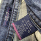 Vigoss Chelsea Cut Off Shorts Sz 7/8 Womens Denim Blue Jean Rhinestones Raw Hems