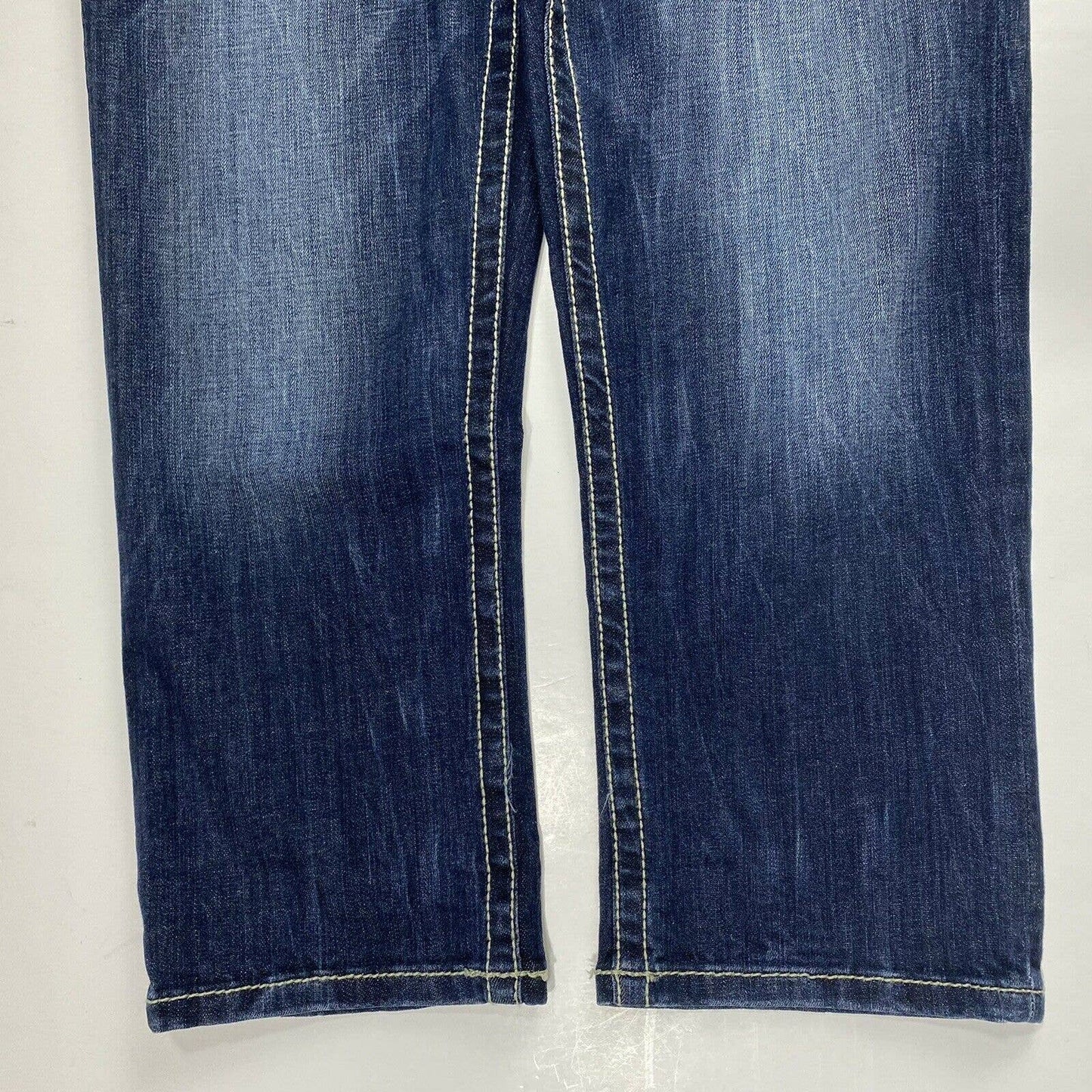 BKE Buckle Dakota Crop Sz 28 Womens Midrise Denim Blue Cropped Jean Dark EUC