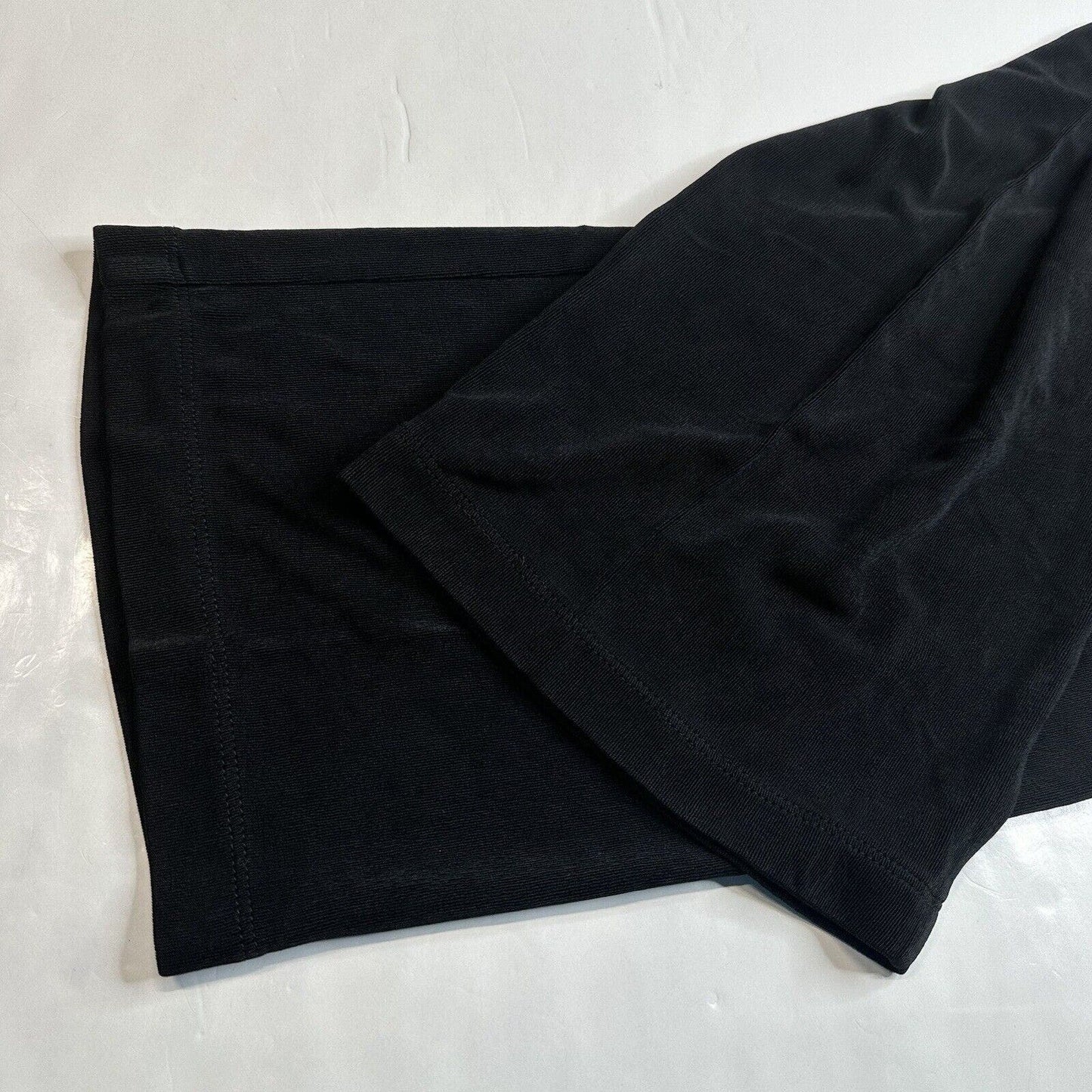 Chicos Travelers Slinky Knit Straight Ankle Pants 1 Short (US 8) Black EUC