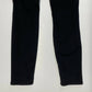 Frame Le Skinny Sz 28 Midrise Stretch Denim Black Jeans Distress Holes Destroyed