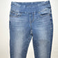 Jag Jeans High Rise Skinny Jean Womens 6 Pull On Stretch Blue Denim *Flaw